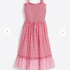 Draper James Taylor Smocked Dress in Pink Gingham